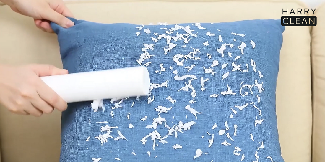 Harry Clean wins the war on lint and hair on clothes